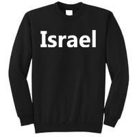 Israel Love Stand With Israel Tall Sweatshirt