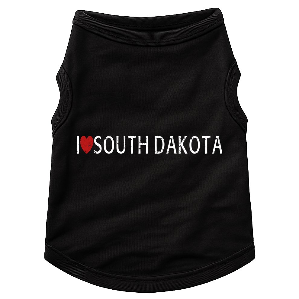 I Love South Dakota Doggie Tank