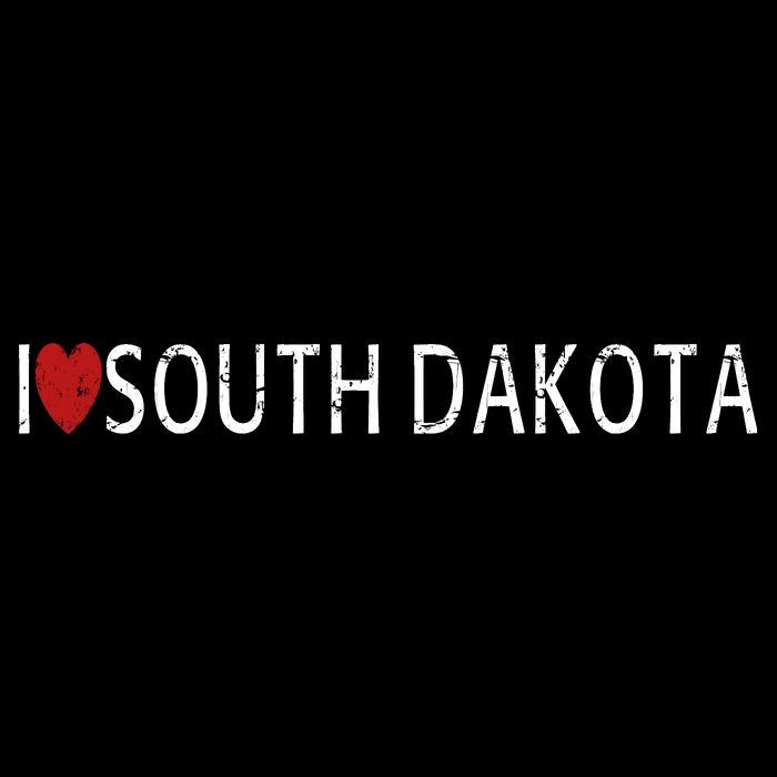 I Love South Dakota Doggie Tank