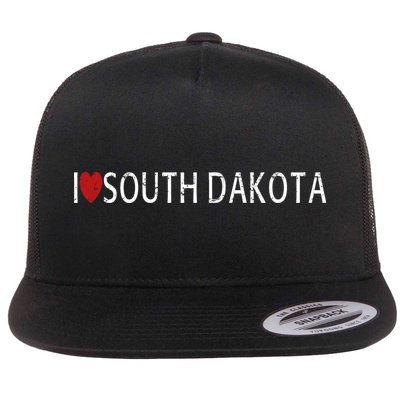 I Love South Dakota Flatbill Hat