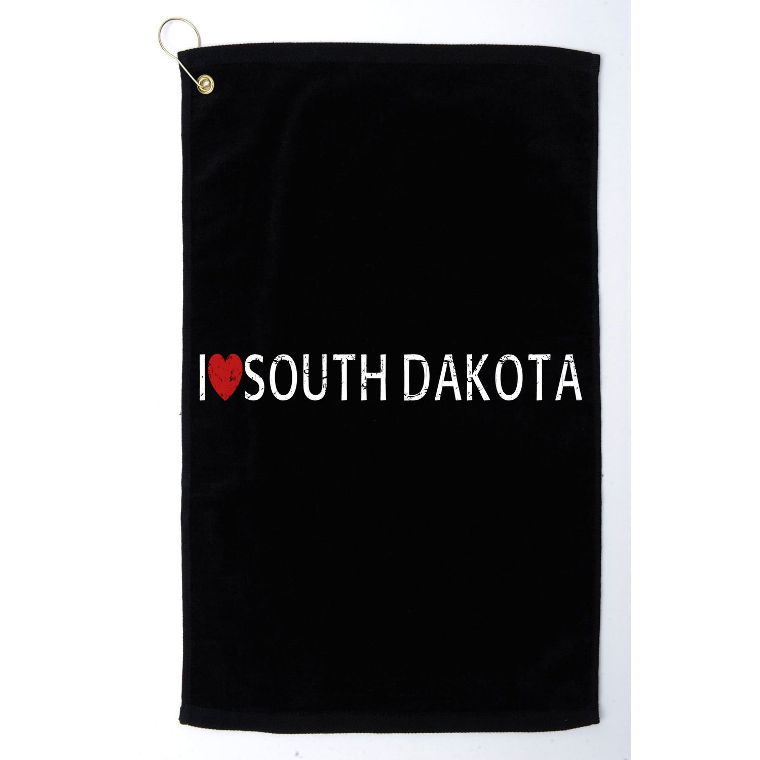 I Love South Dakota Golf Towel