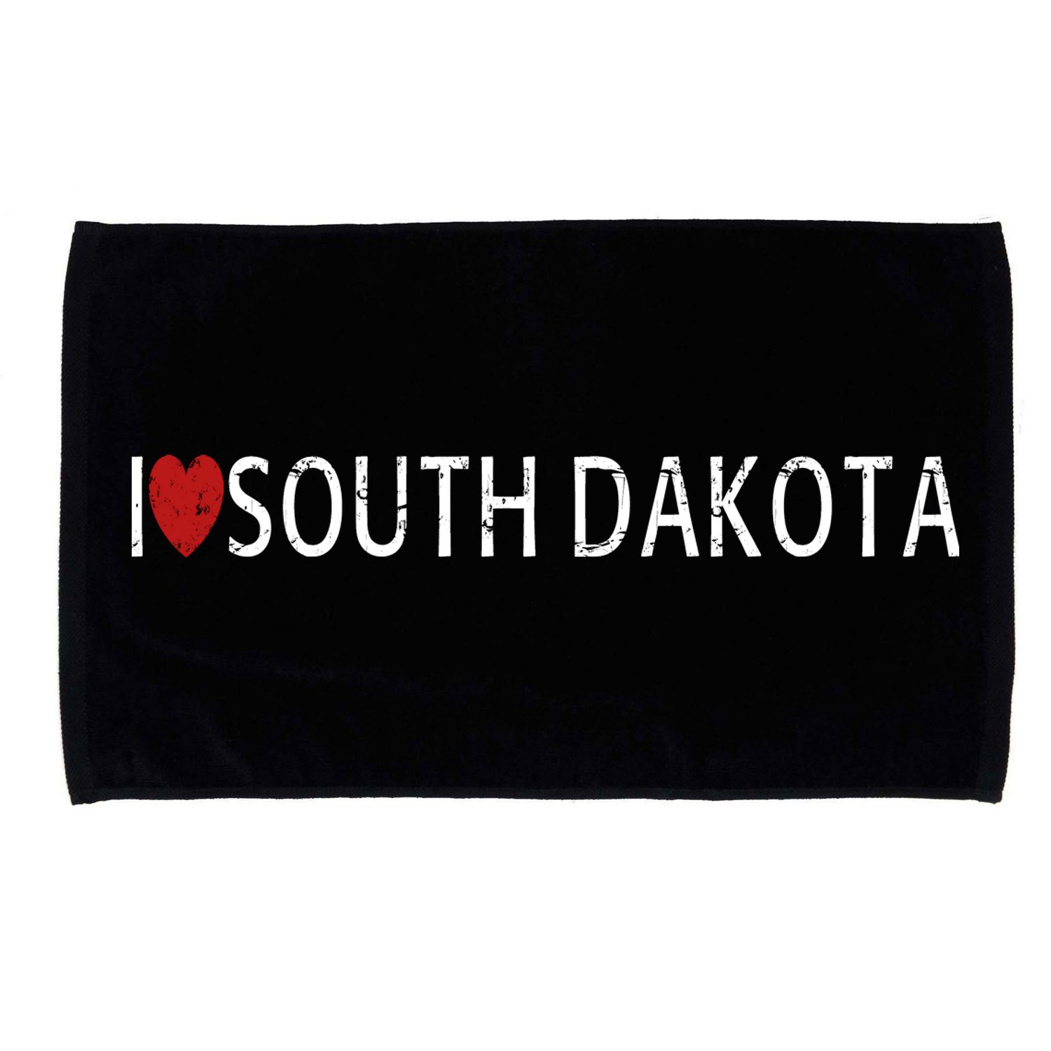 I Love South Dakota Microfiber Hand Towel