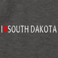 I Love South Dakota Vector Backpack