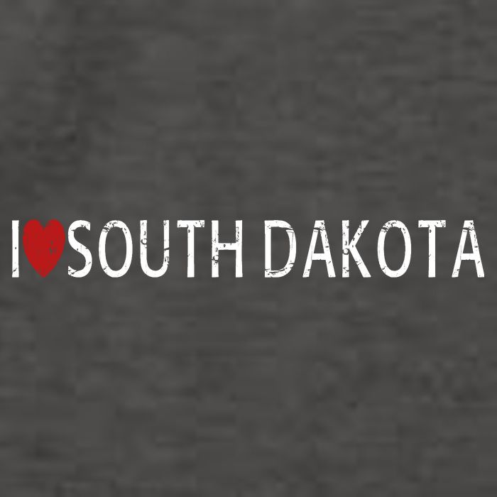I Love South Dakota Vector Backpack