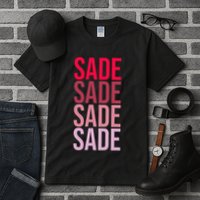 I Love Sade First Name Sade Tall T-Shirt