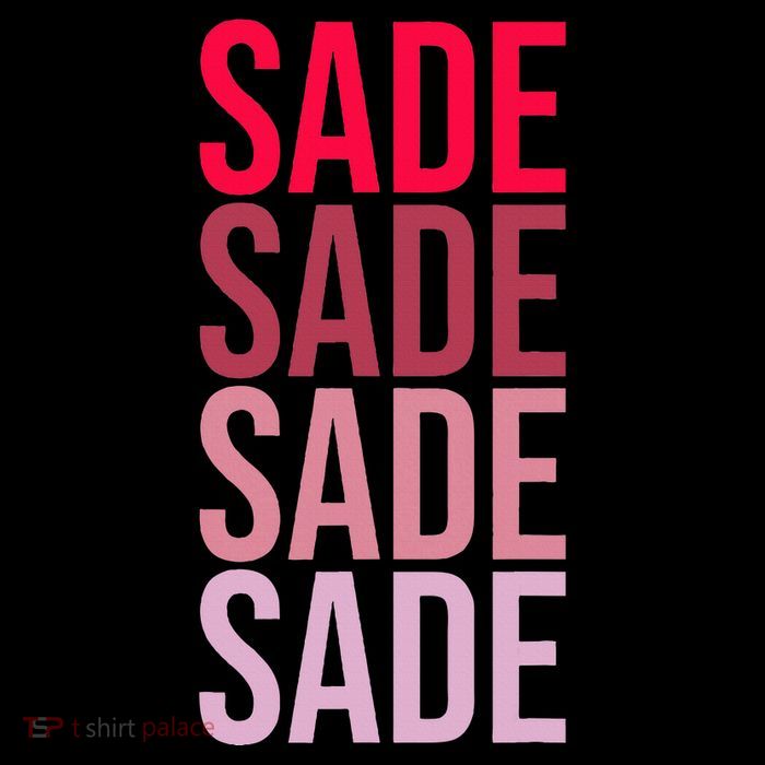 I Love Sade First Name Sade Poster