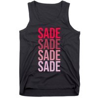 I Love Sade First Name Sade Tank Top