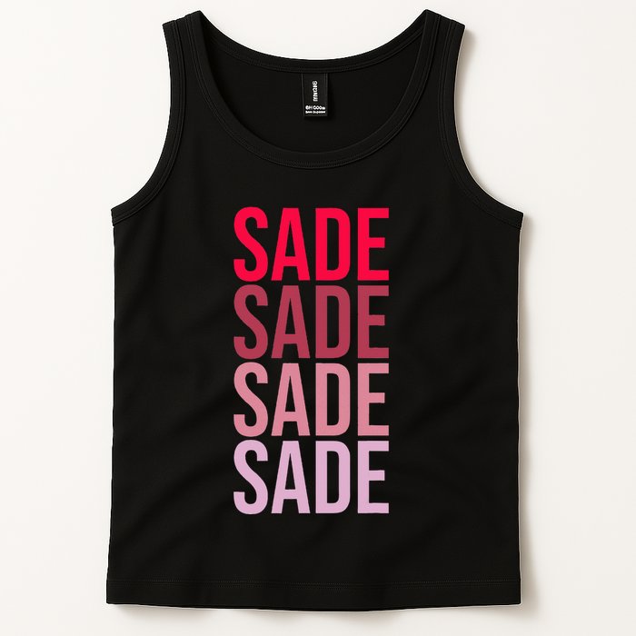 I Love Sade First Name Sade Tank Top
