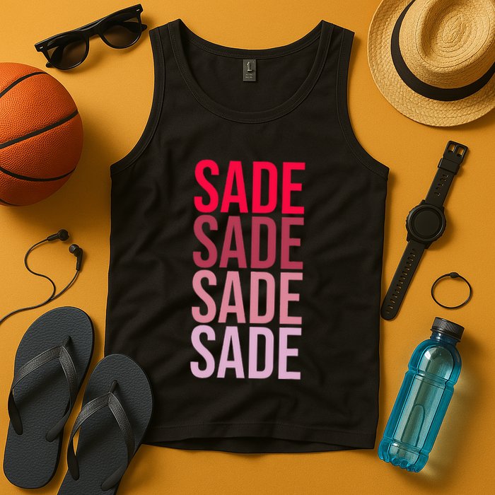 I Love Sade First Name Sade Tank Top
