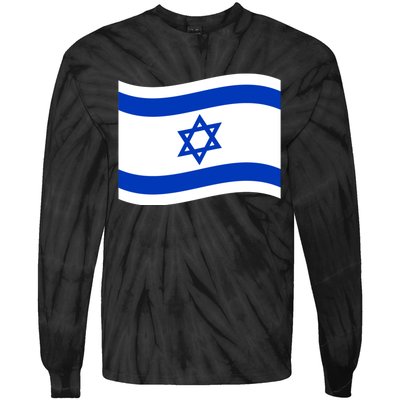 Israel Love Stand With Israel Tie-Dye Long Sleeve Shirt