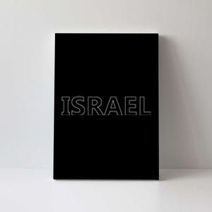 Israel Love Stand With Israel Canvas