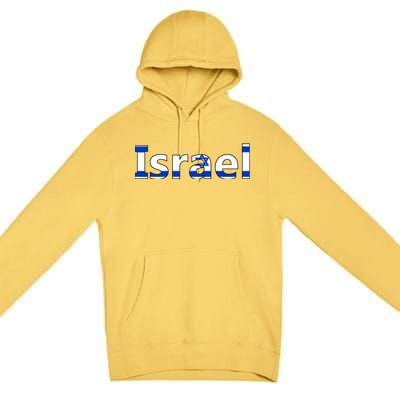 Israel Love Stand With Israel Premium Pullover Hoodie