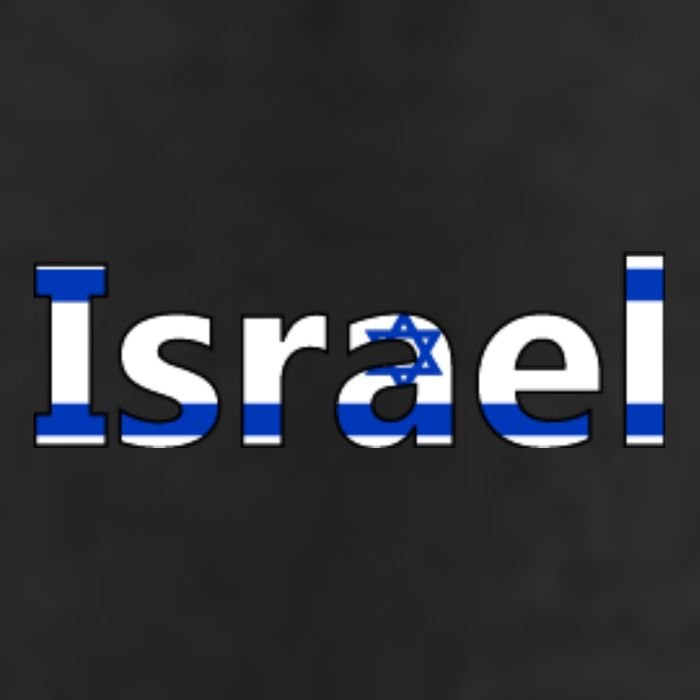 Israel Love Stand With Israel 7 Panel Mesh Trucker Snapback Hat