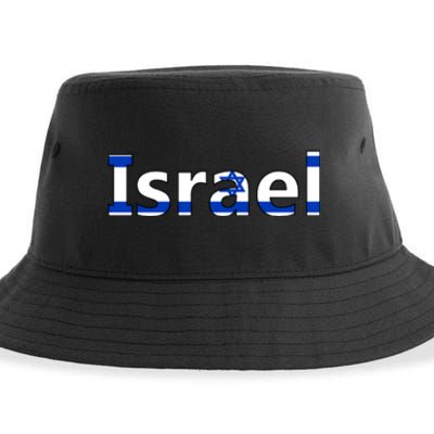 Israel Love Stand With Israel Sustainable Bucket Hat