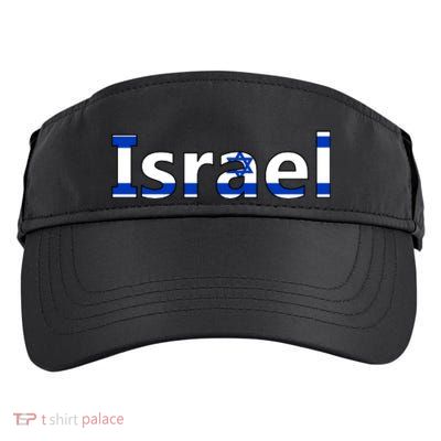 Israel Love Stand With Israel Adult Drive Performance Visor