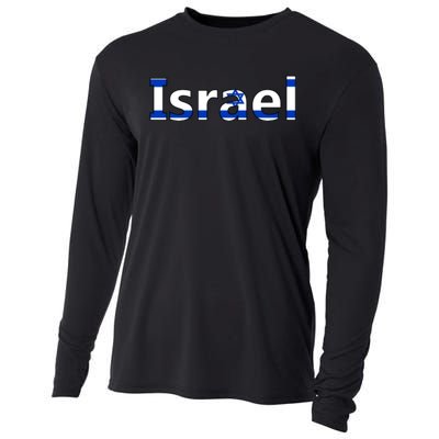 Israel Love Stand With Israel Cooling Performance Long Sleeve Crew