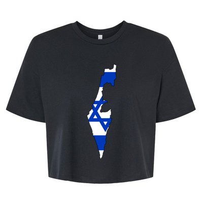 Israel Love Stand With Israel Bella+Canvas Jersey Crop Tee