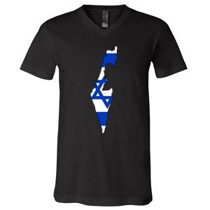 Israel Love Stand With Israel V-Neck T-Shirt