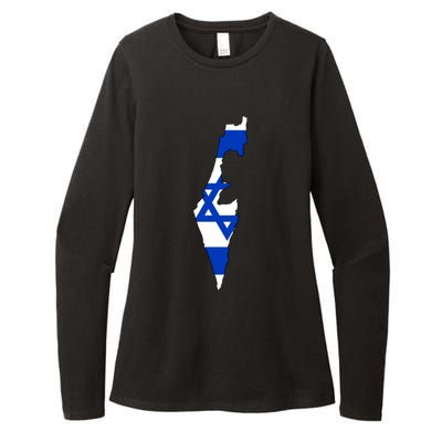 Israel Love Stand With Israel Womens CVC Long Sleeve Shirt