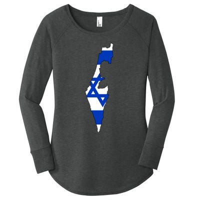 Israel Love Stand With Israel Women's Perfect Tri Tunic Long Sleeve Shirt