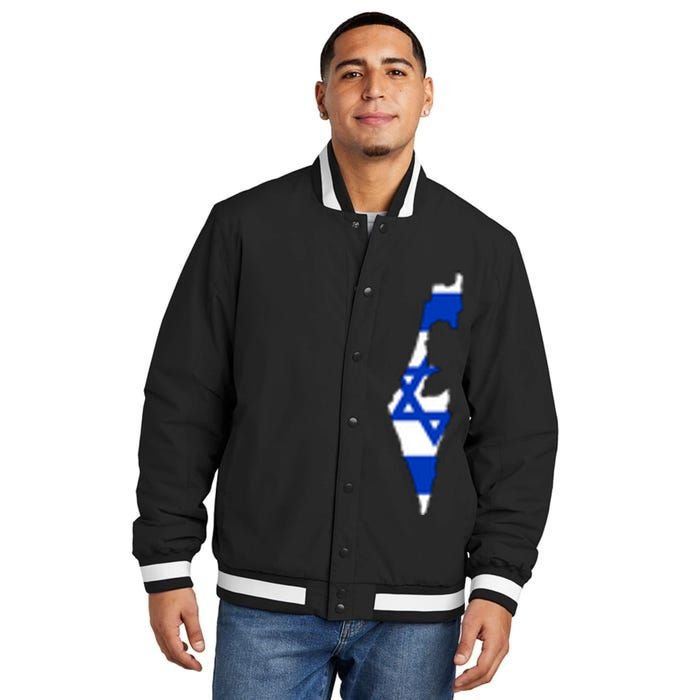 Israel Love Stand With Israel Insulated Varsity Jacket