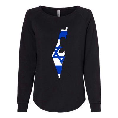 Israel Love Stand With Israel Womens California Wash Sweatshirt