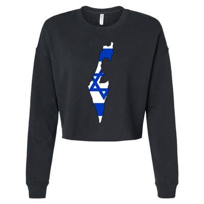 Israel Love Stand With Israel Cropped Pullover Crew