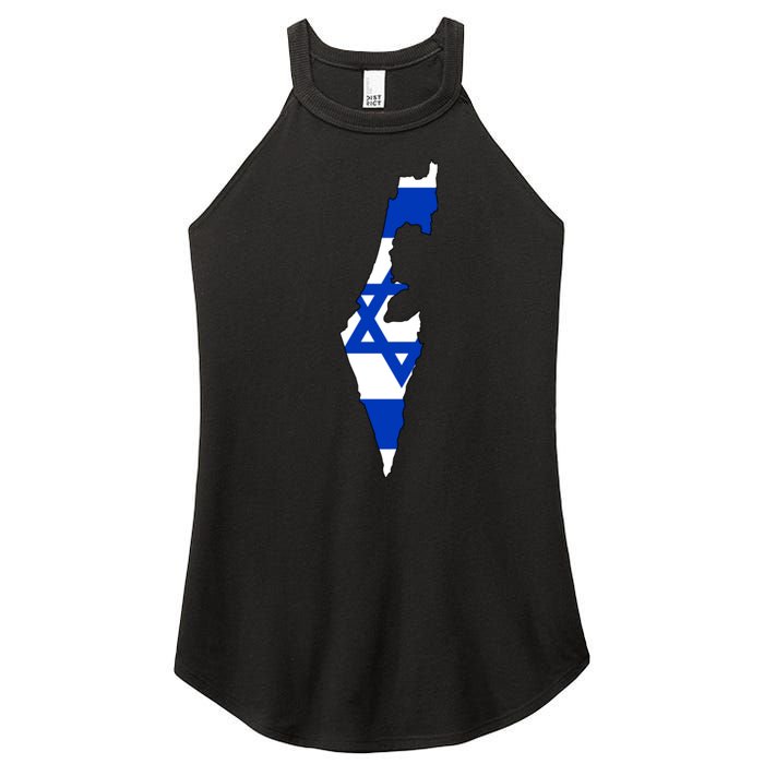 Israel Love Stand With Israel Women’s Perfect Tri Rocker Tank