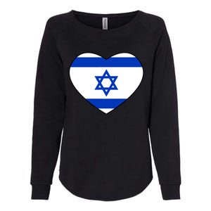 Israel Love Stand With Israel Womens California Wash Sweatshirt