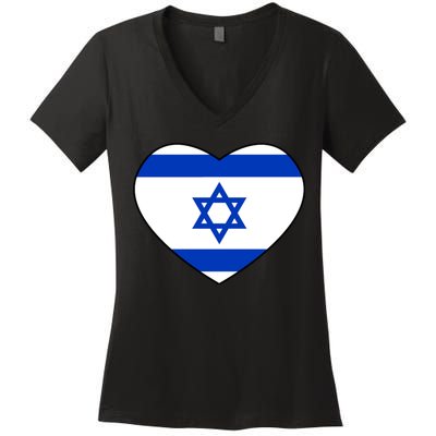 Israel Love Stand With Israel Women's V-Neck T-Shirt