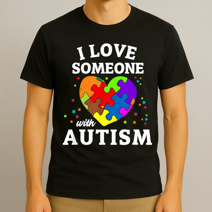 I Love Someone With Autism Love Someone T-Shirt