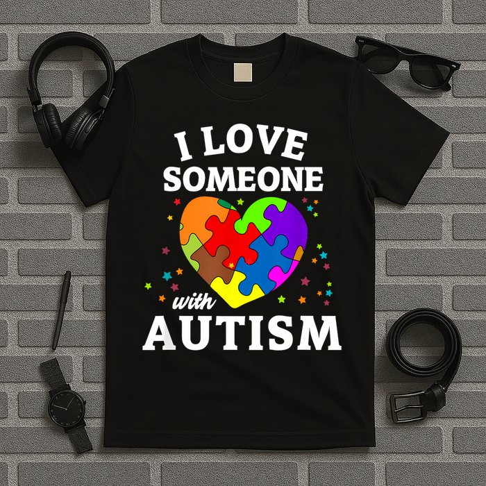 I Love Someone With Autism Love Someone T-Shirt