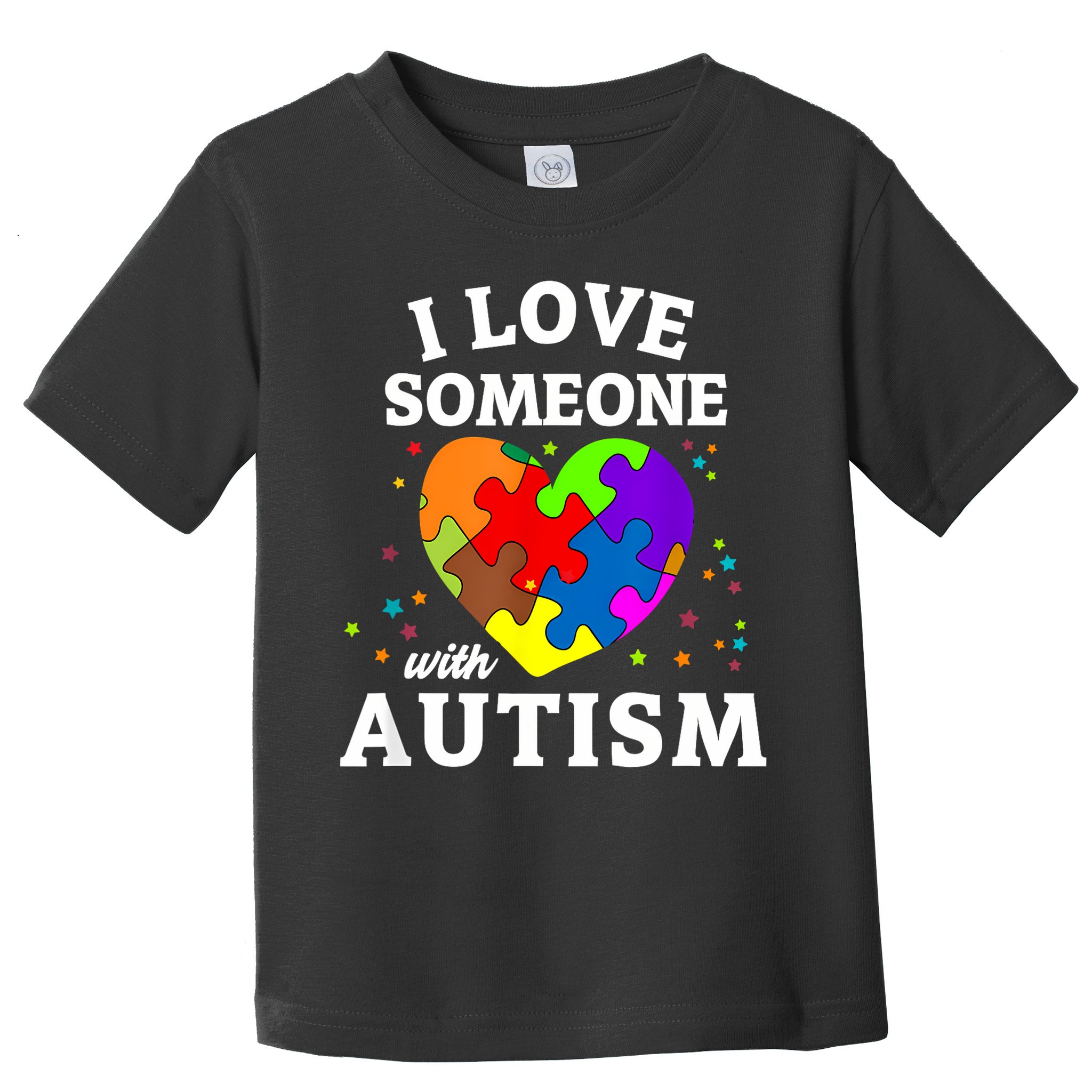 I Love Someone With Autism Love Someone Toddler T-Shirt