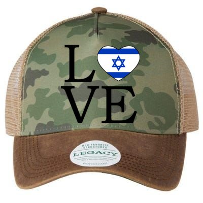 Israel Love Stand With Israel Legacy Tie Dye Trucker Hat