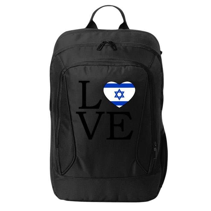 Israel Love Stand With Israel City Backpack