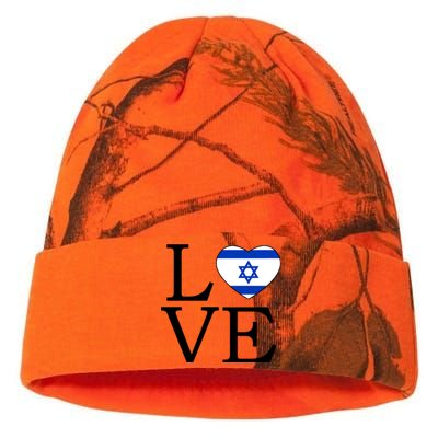 Israel Love Stand With Israel Kati Licensed 12" Camo Beanie