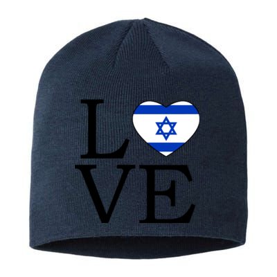 Israel Love Stand With Israel Sustainable Beanie