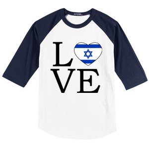 Israel Love Stand With Israel Baseball Sleeve Shirt