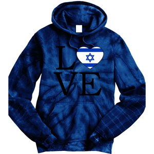 Israel Love Stand With Israel Tie Dye Hoodie