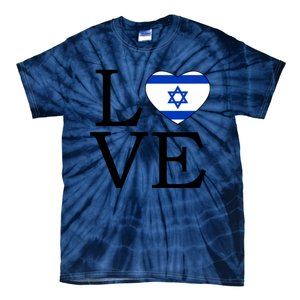 Israel Love Stand With Israel Tie-Dye T-Shirt