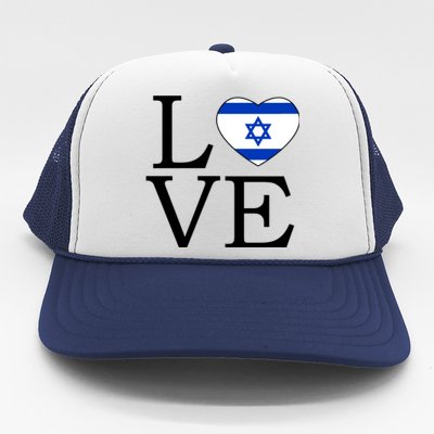 Israel Love Stand With Israel Trucker Hat