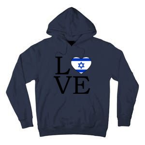 Israel Love Stand With Israel Tall Hoodie