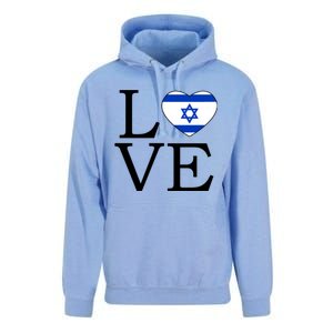 Israel Love Stand With Israel Unisex Surf Hoodie