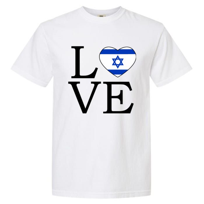 Israel Love Stand With Israel Garment-Dyed Heavyweight T-Shirt