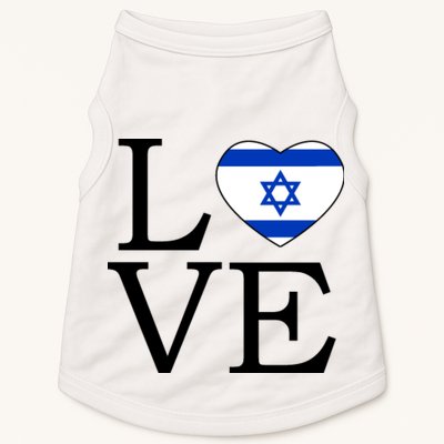 Israel Love Stand With Israel Doggie Tank