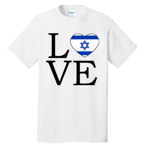 Israel Love Stand With Israel Tall T-Shirt