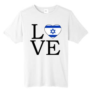 Israel Love Stand With Israel Tall Fusion ChromaSoft Performance T-Shirt