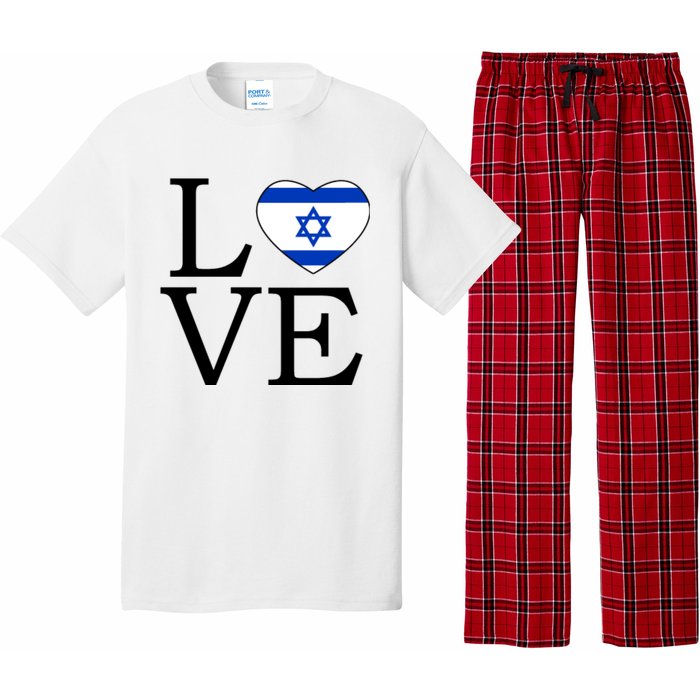 Israel Love Stand With Israel Pajama Set