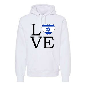 Israel Love Stand With Israel Premium Hoodie