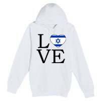 Israel Love Stand With Israel Premium Pullover Hoodie